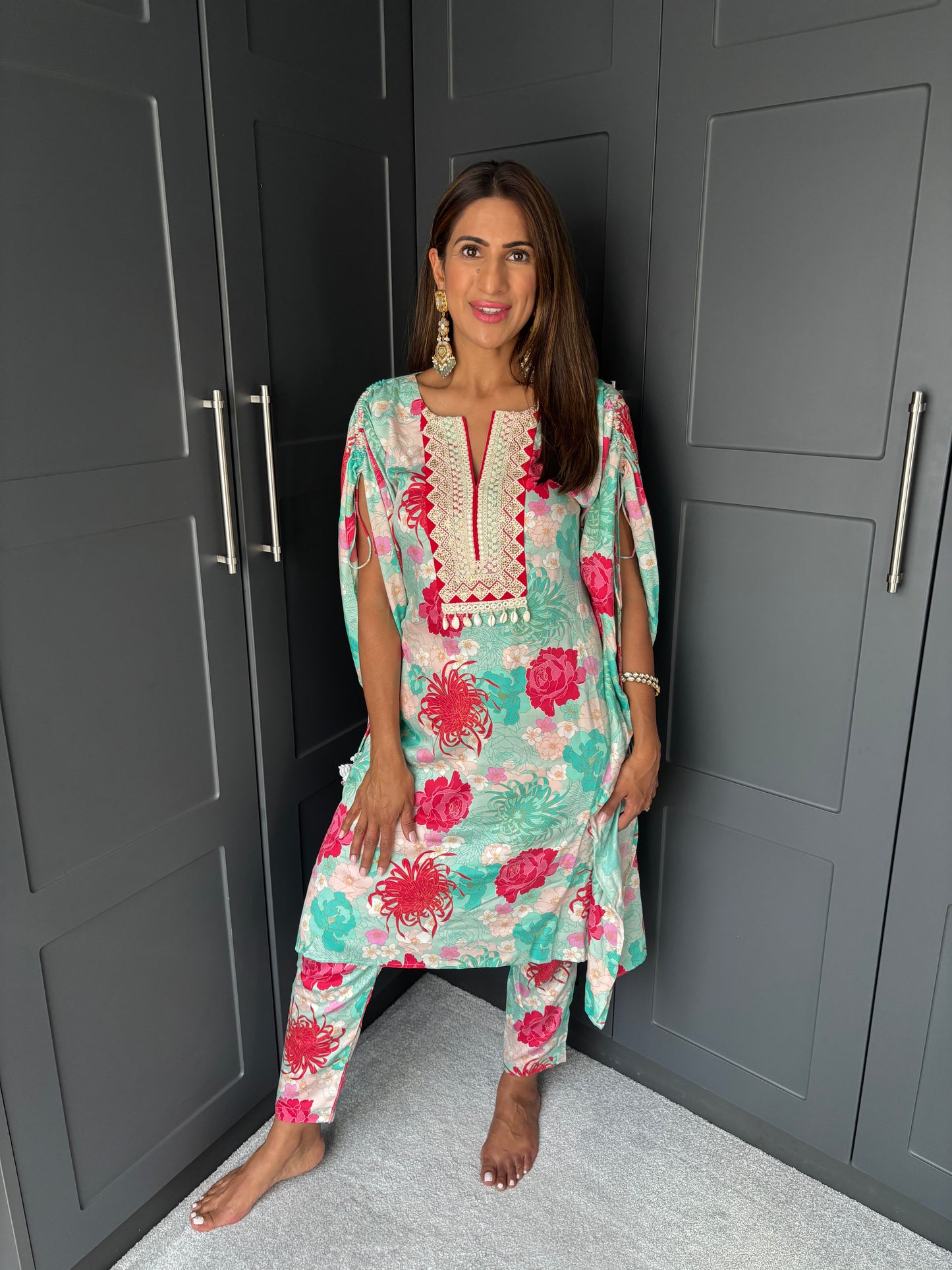 Mama Blue Kurta Set