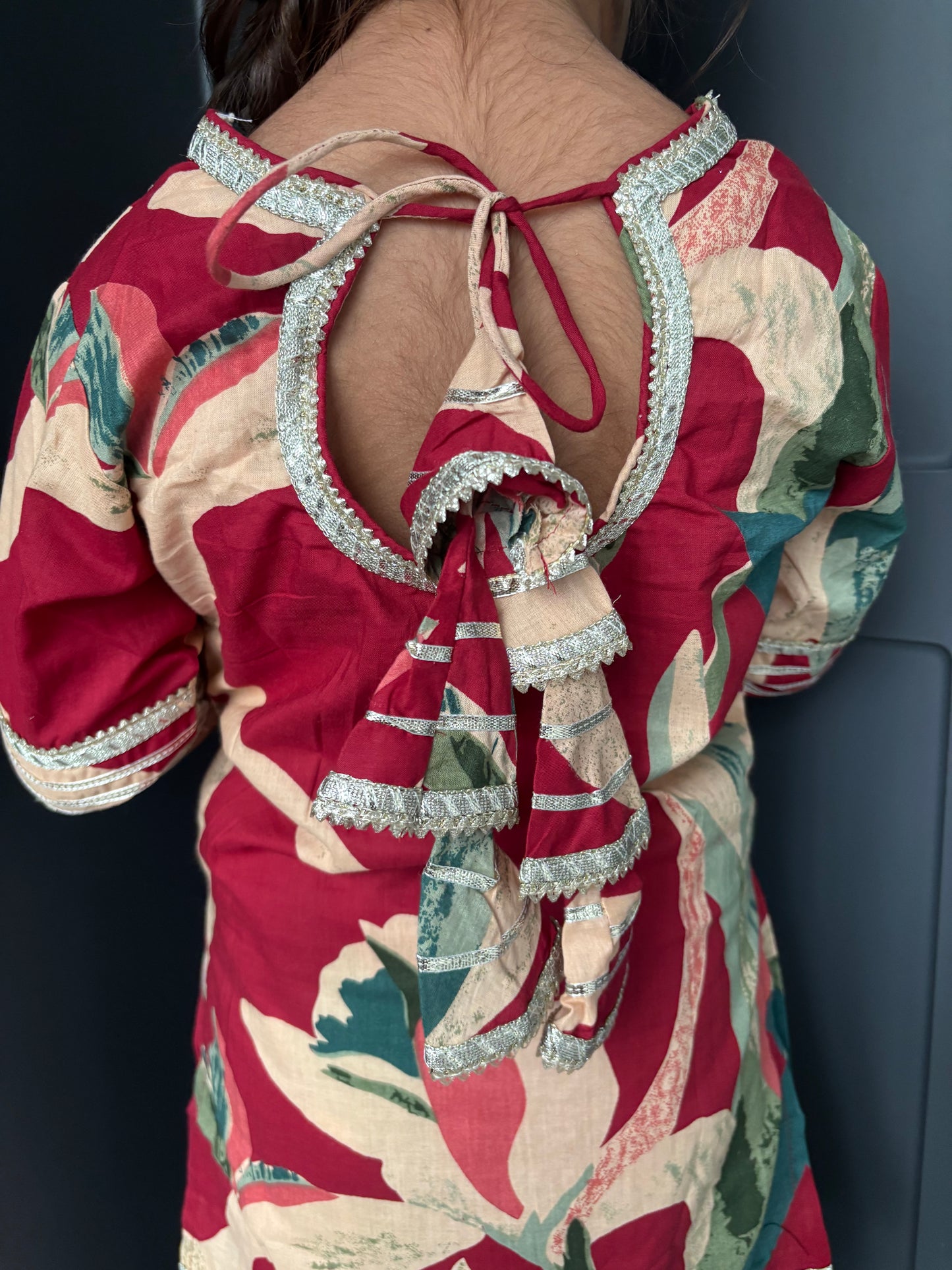 Maroon Palazzo Suit