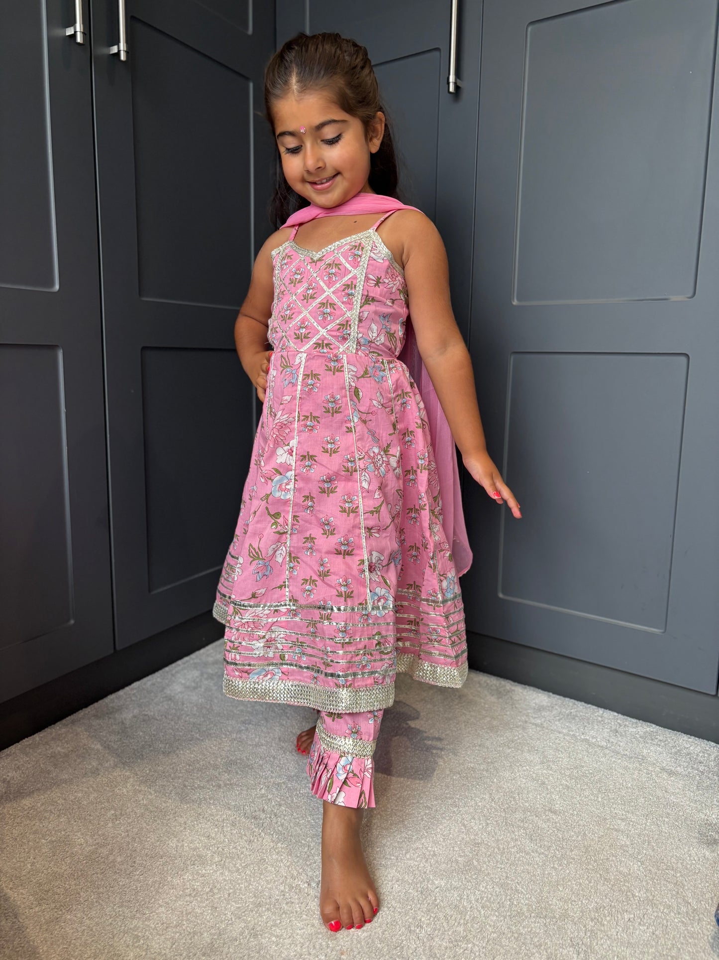 Baby Pink Anarkali Suit