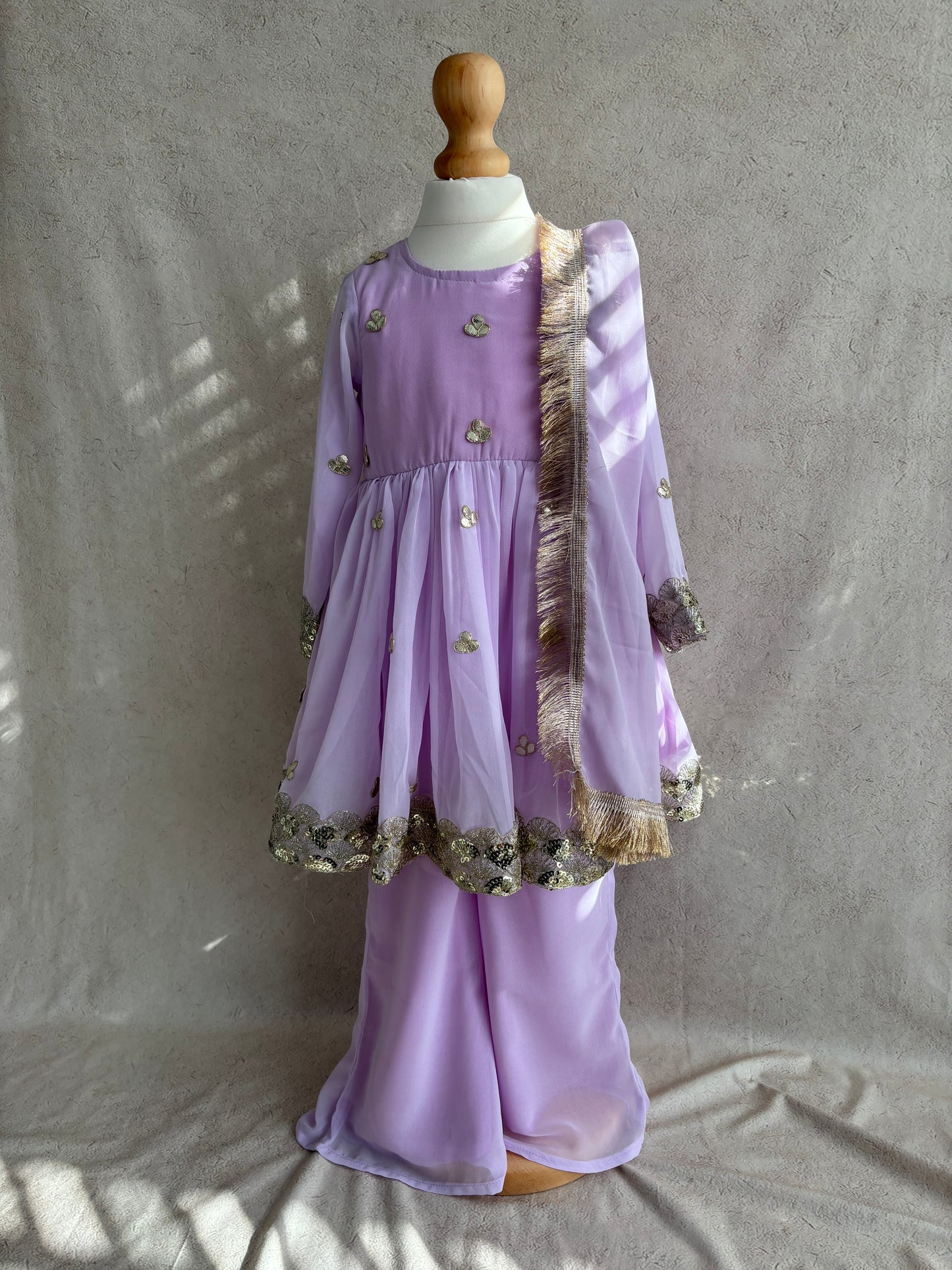 Lilac Palazzo Suit