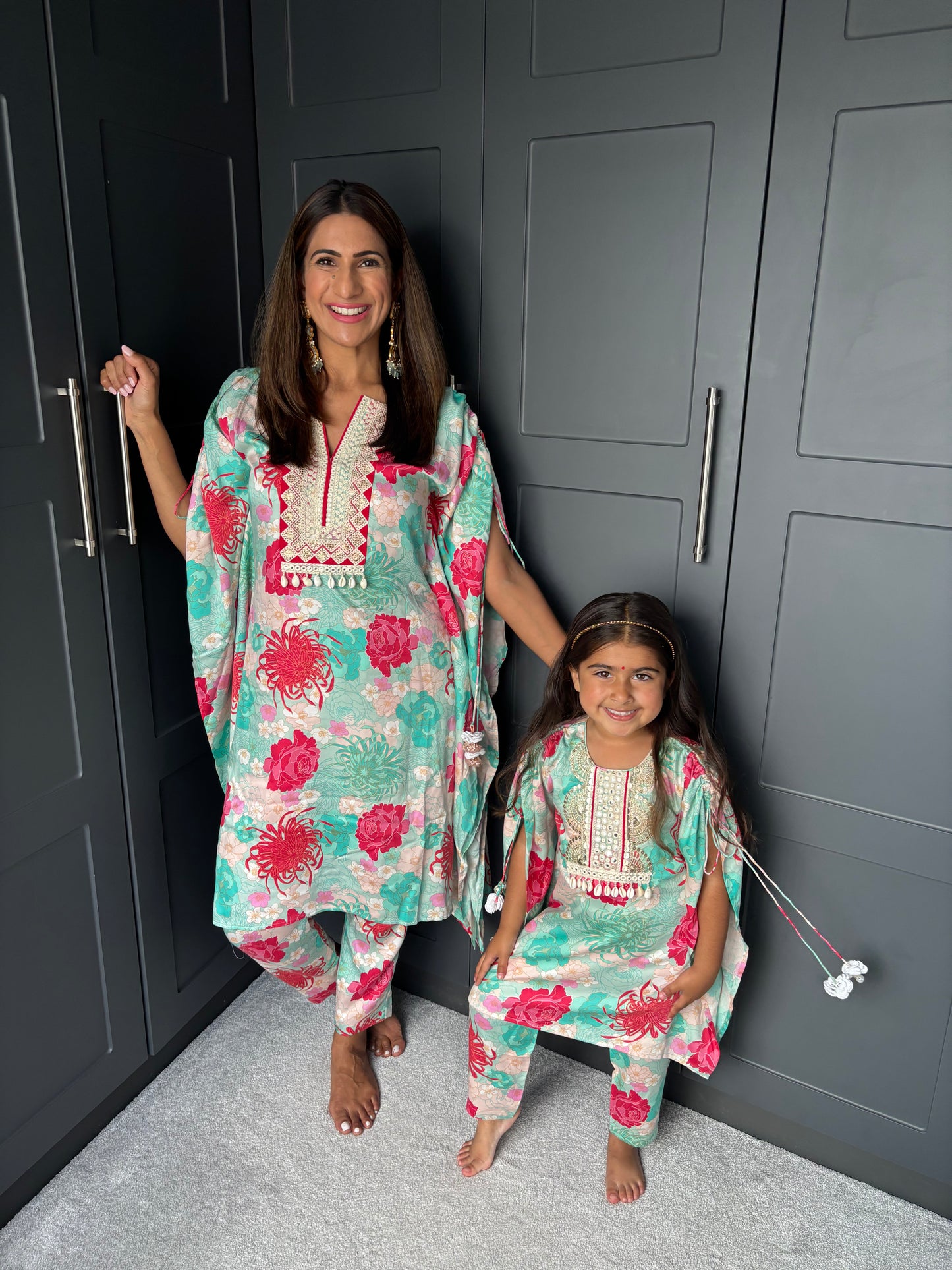 Mama Blue Kurta Set
