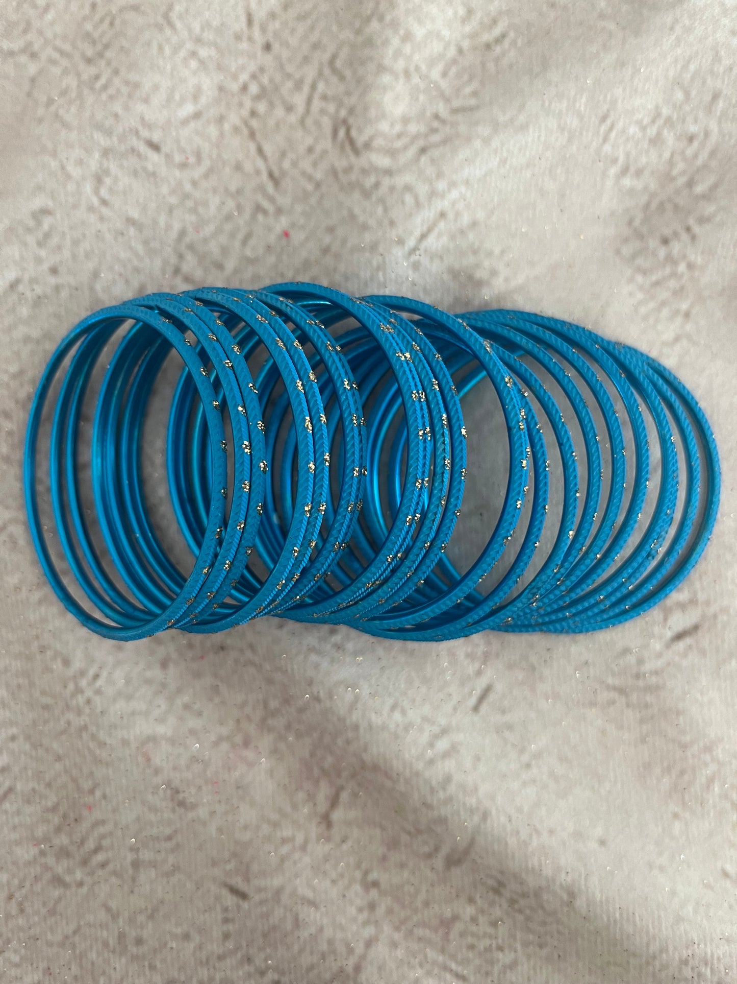 Blue Bangle Set