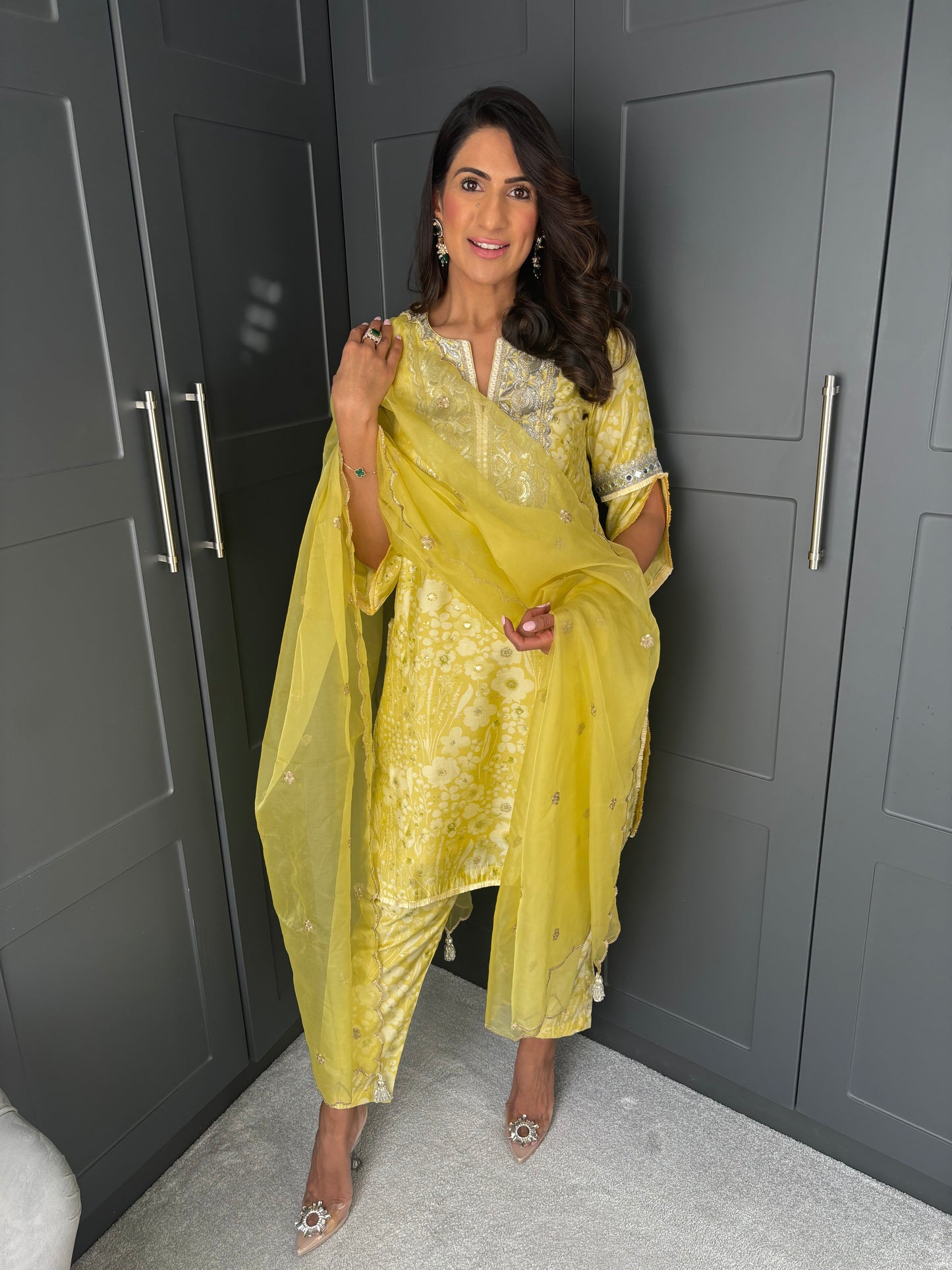 Mama Lemon Florals Kurta