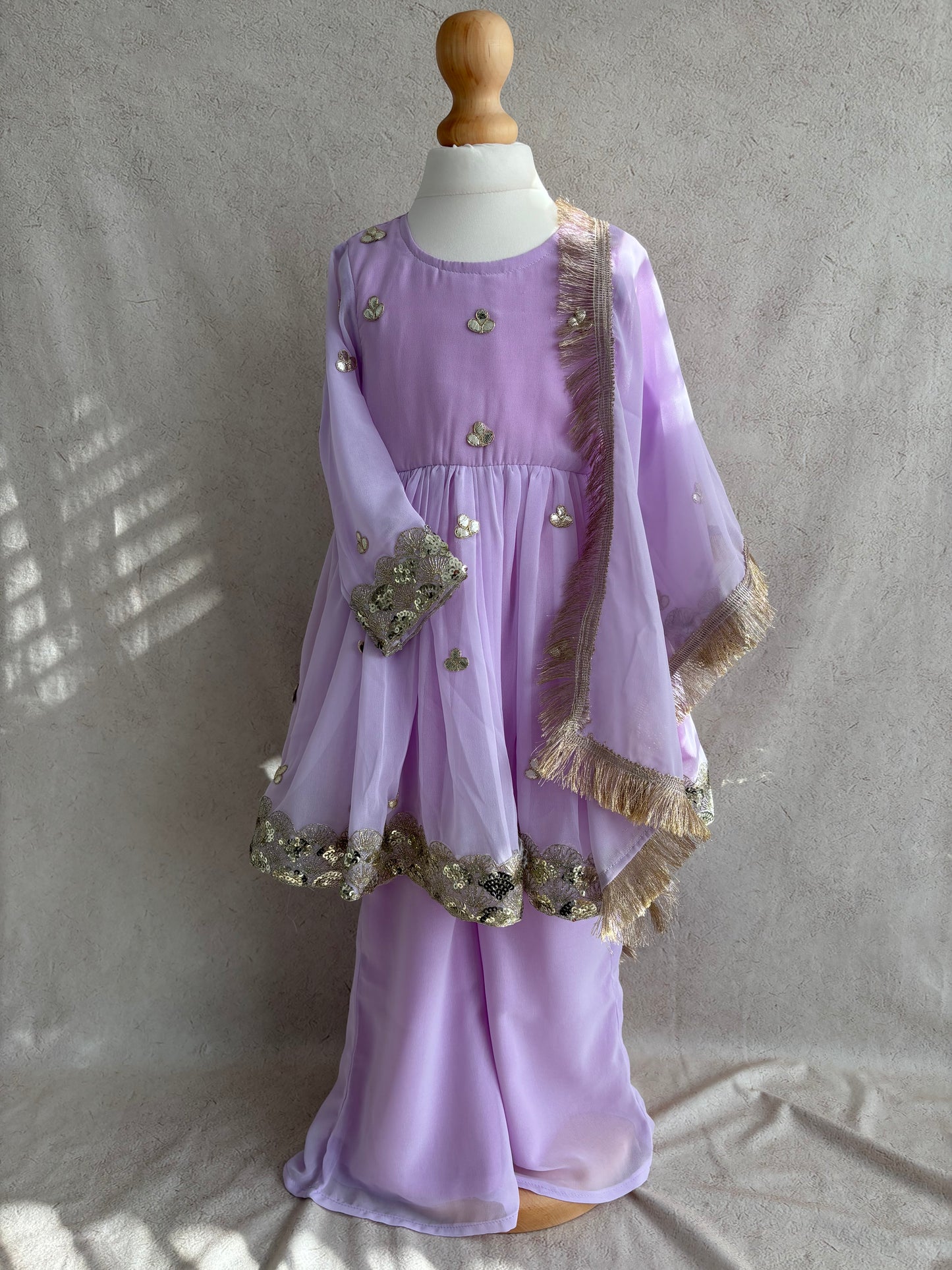 Lilac Palazzo Suit