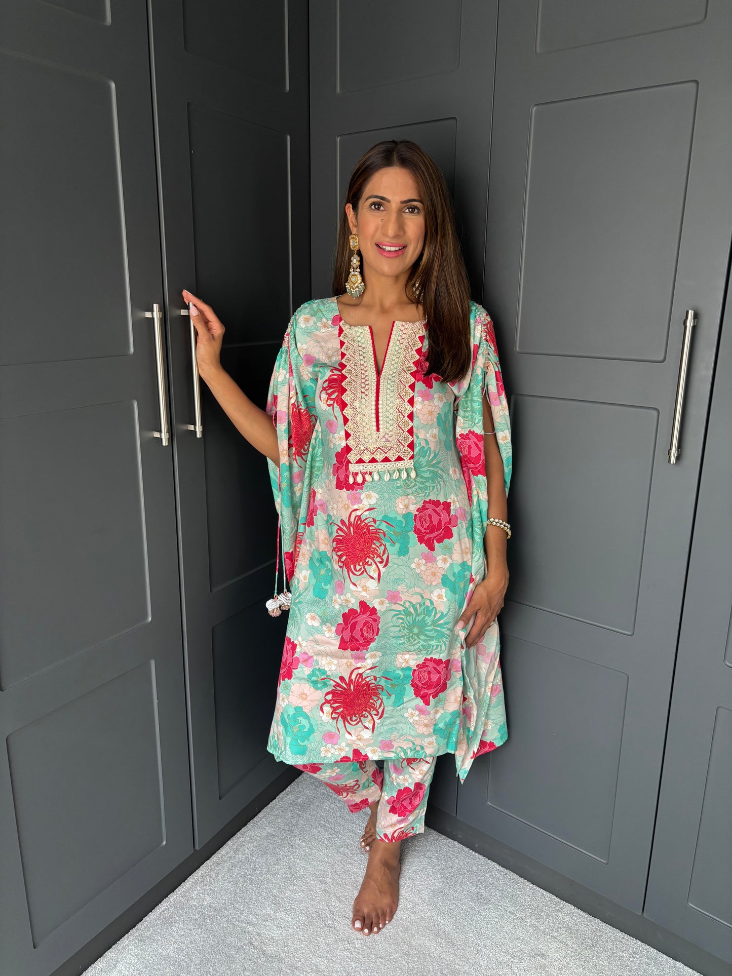 Mama Blue Kurta Set