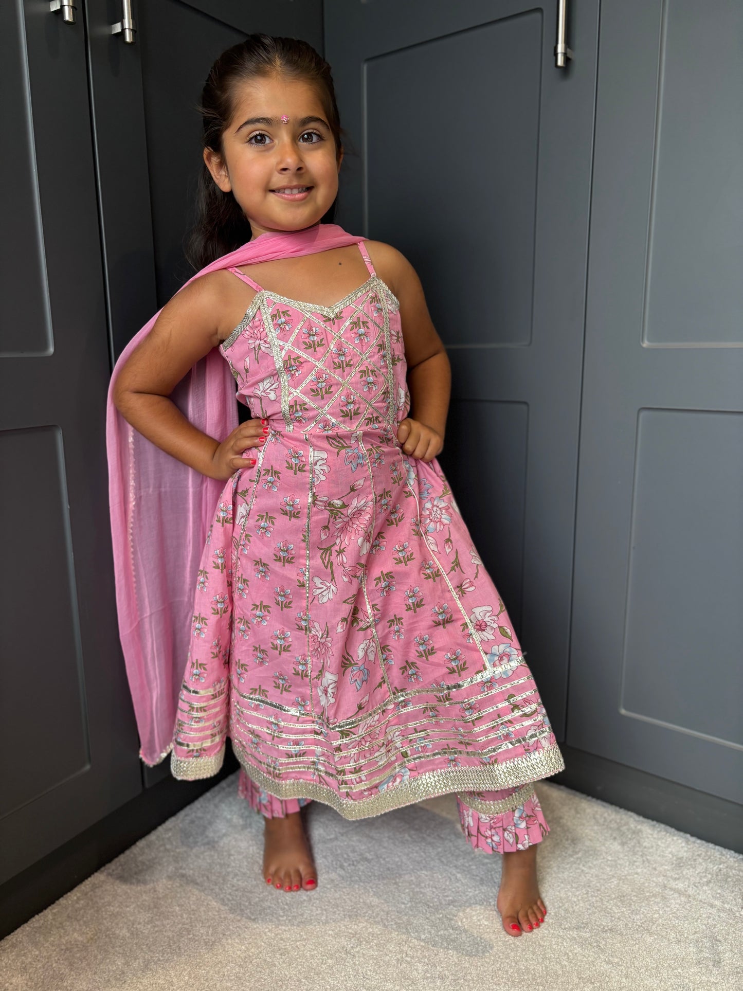 Baby Pink Anarkali Suit