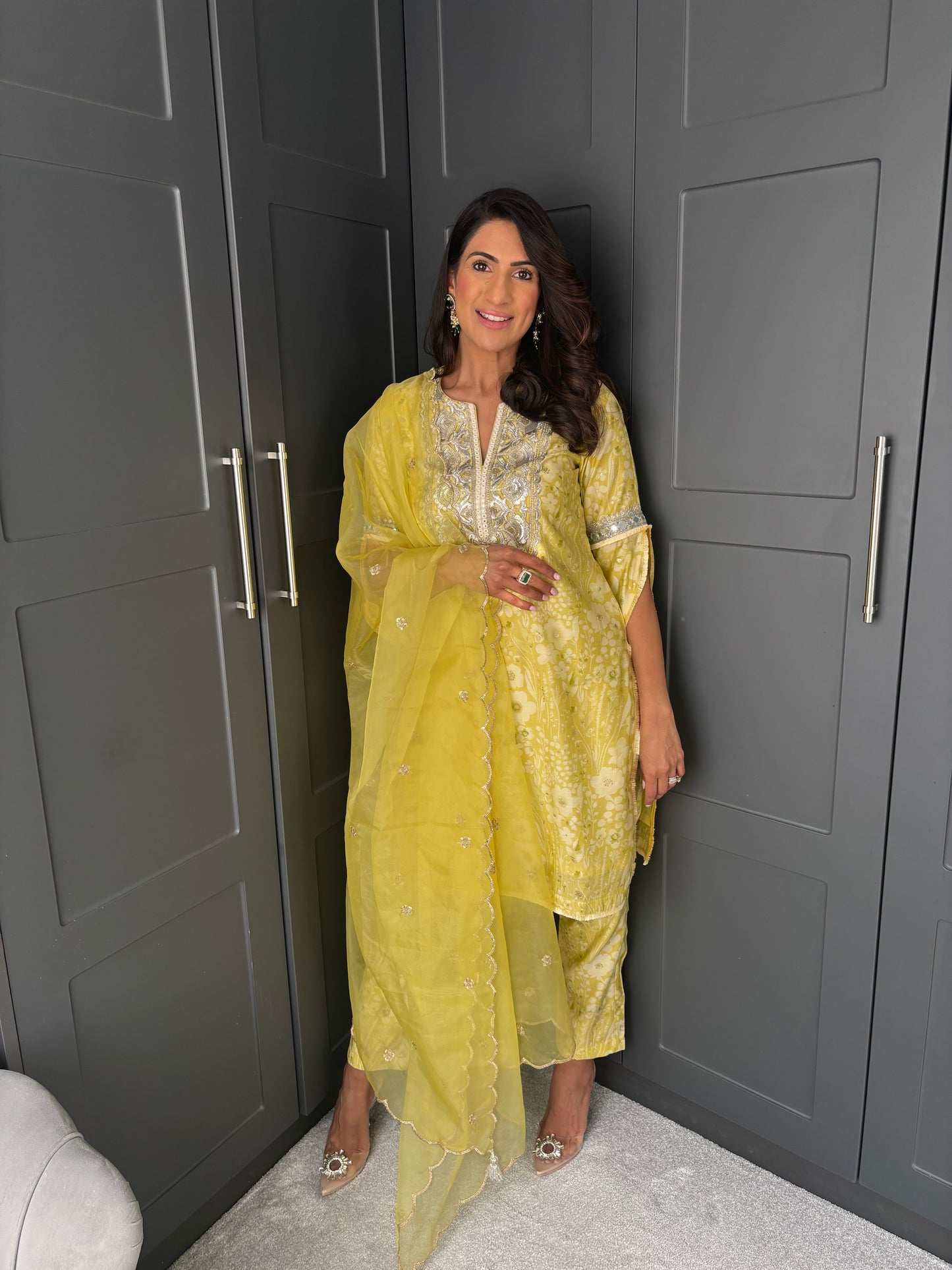 Mama Lemon Florals Kurta