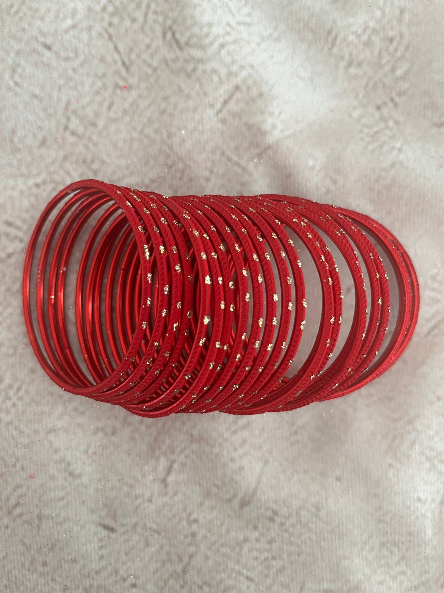 Red Bangle Set