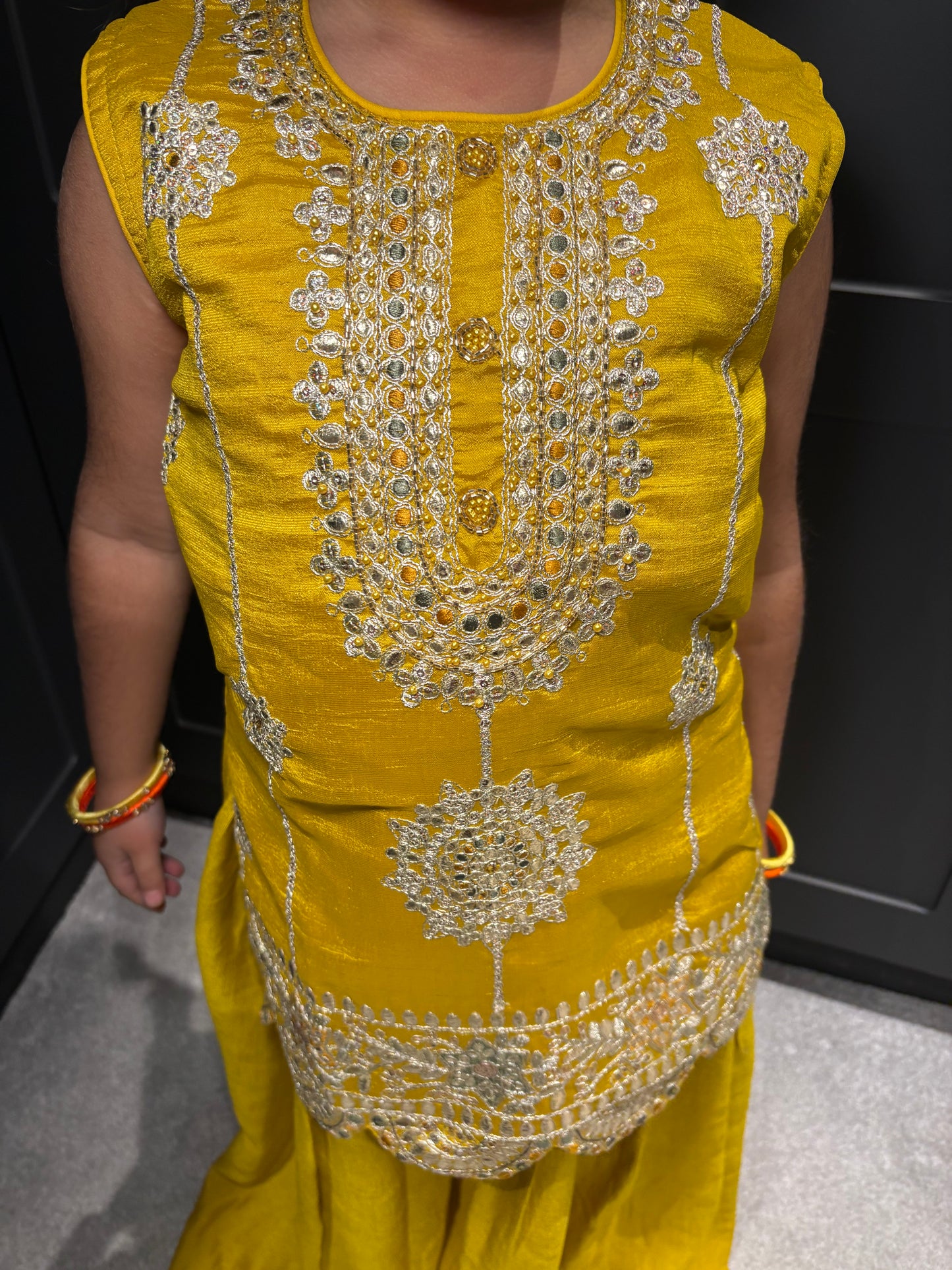 Yellow Palazzo Suit