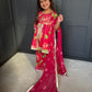 Rani Pink Floral Sharara Suit