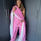 Mama Barbie Pink Farsi Salwar Suit