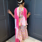 Pink Garden Party Sharara Suit
