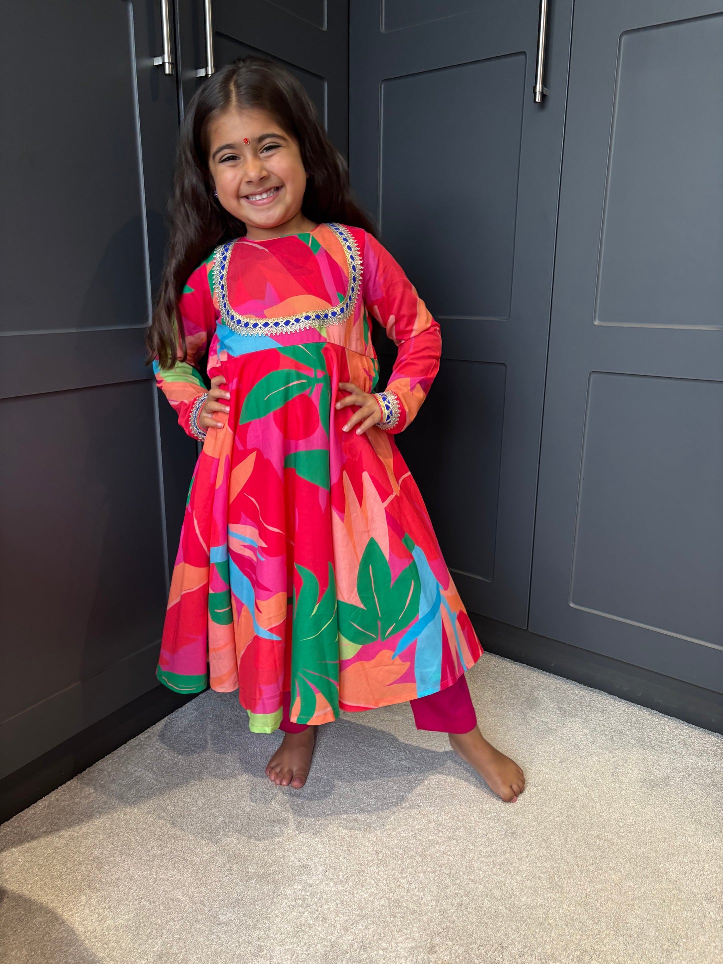 Festive Mini Mama Anarkali Set