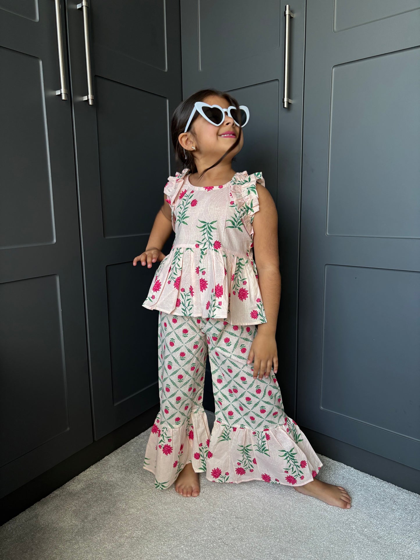 Pink Frilly Co-Ord