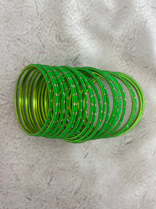 Green Bangle Set