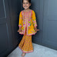 Yellow Mirror Work Sharara