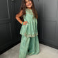 Mint Green Palazzo Suit