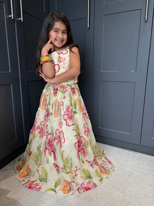 The Floral Garden Lengha Set