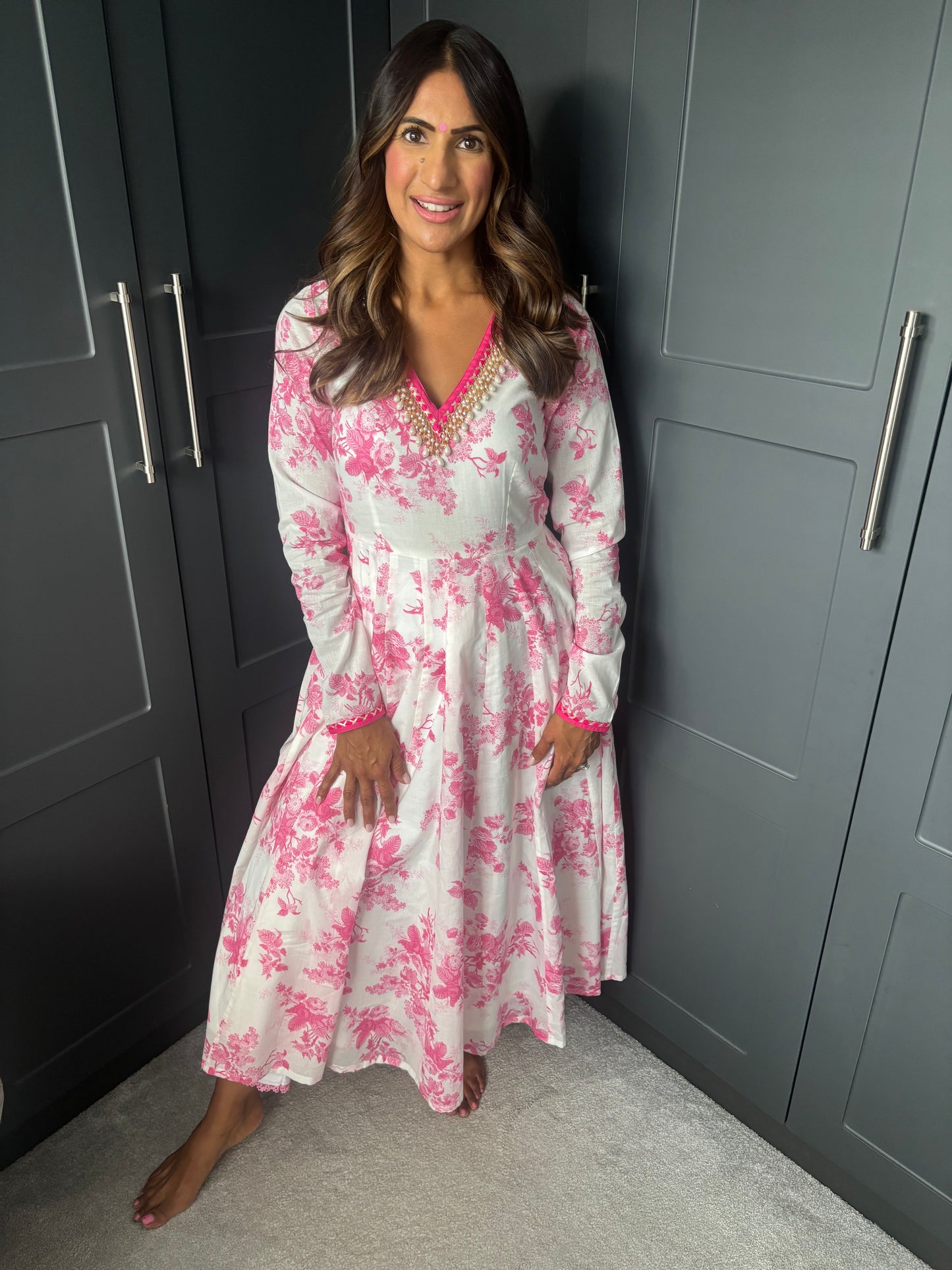 Mama Enchanted Bloom Anarkali Set