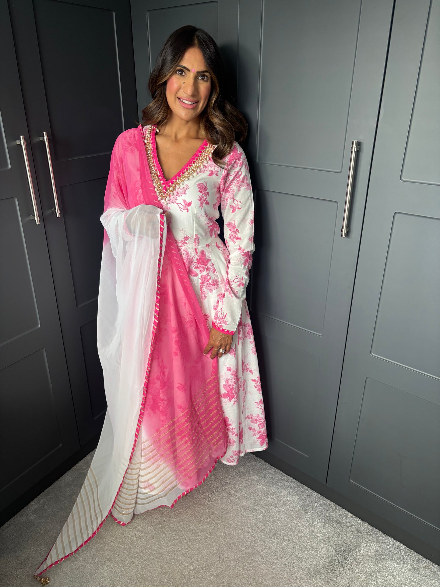 Mama Enchanted Bloom Anarkali Set