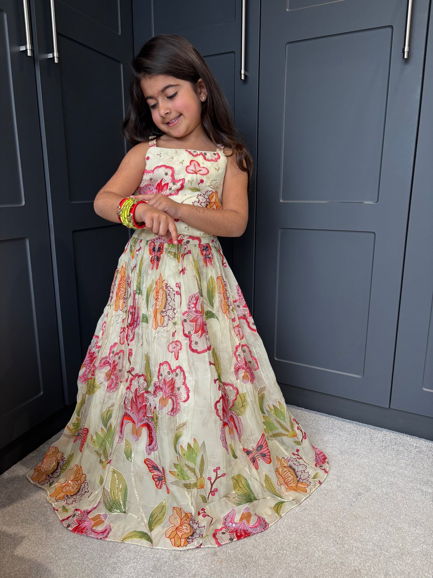 The Floral Garden Lengha Set