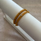Slim Embellished Bangle (Gold)