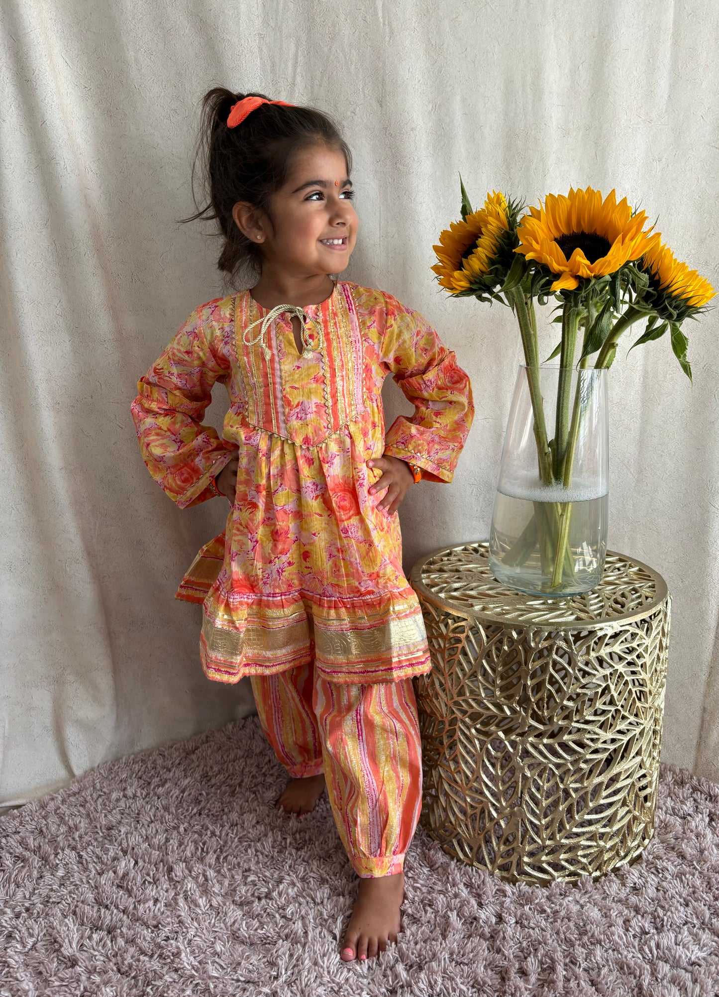 Sunflower Kurta Frock