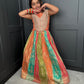 Mendhi Magic Lengha Set