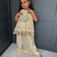 Cream & Gold Palazzo Suit