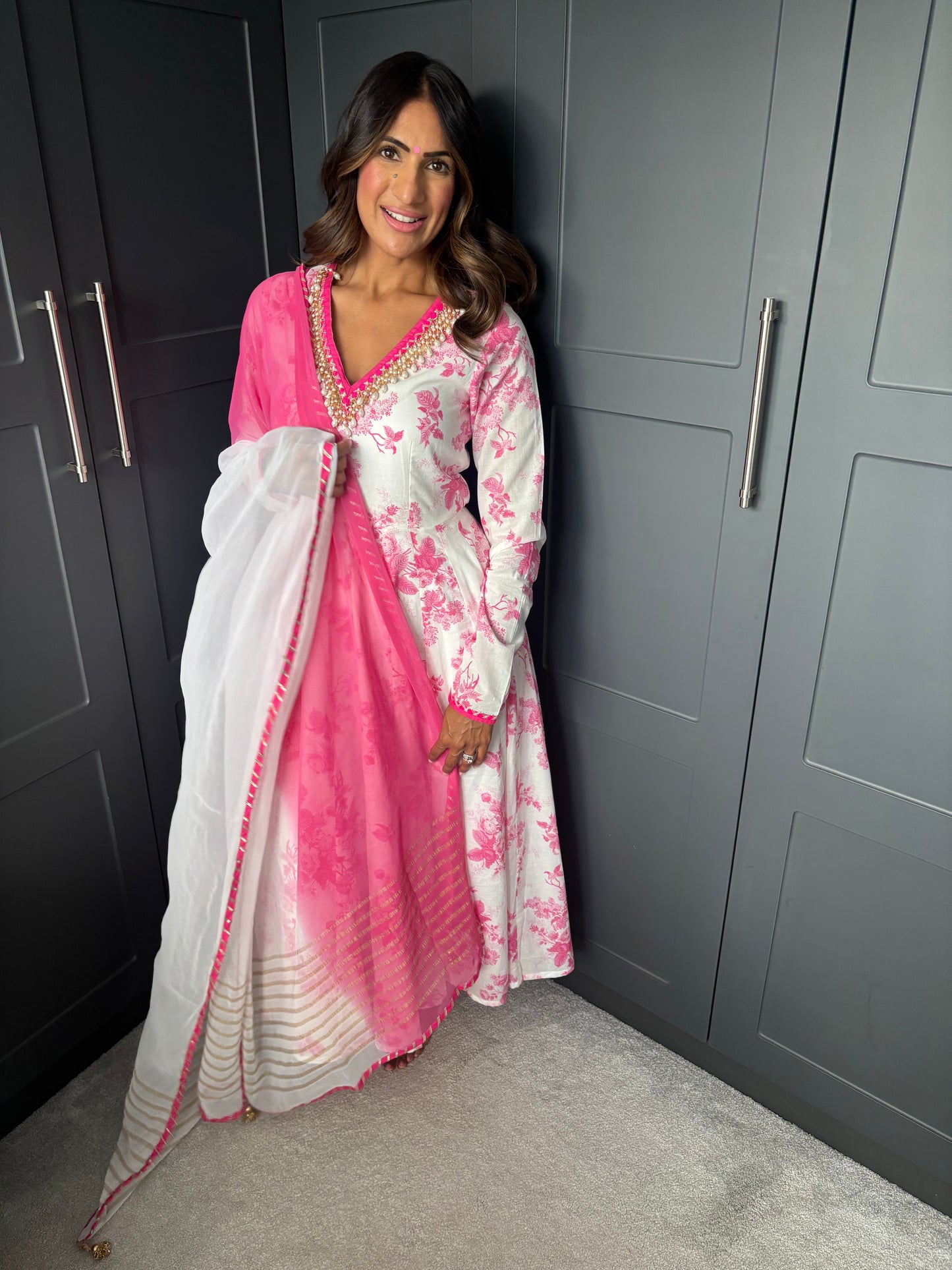 Mama Enchanted Bloom Anarkali Set