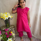 Pink Chikankari Cotton Co-Ord