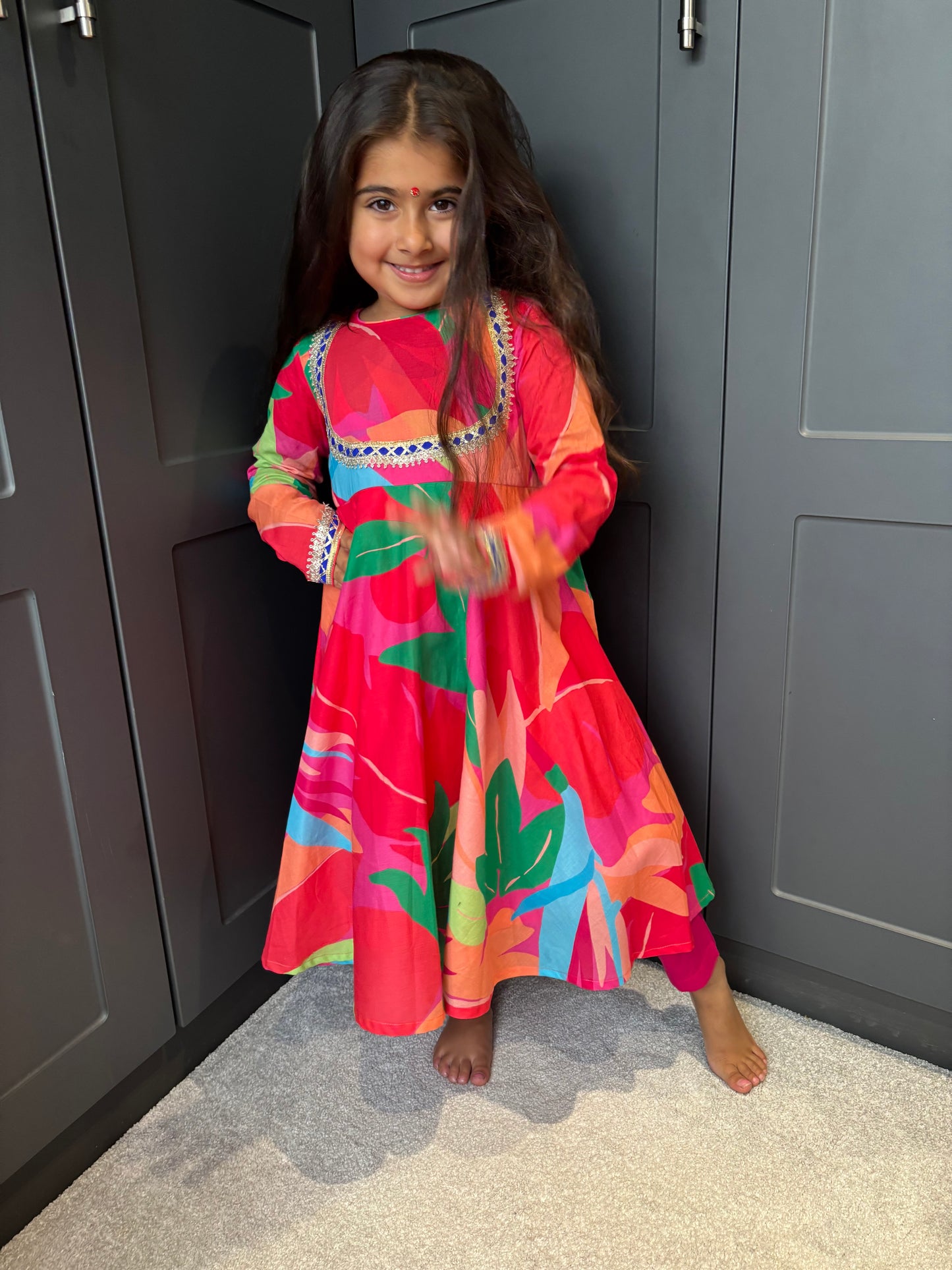 Festive Mini Mama Anarkali Set