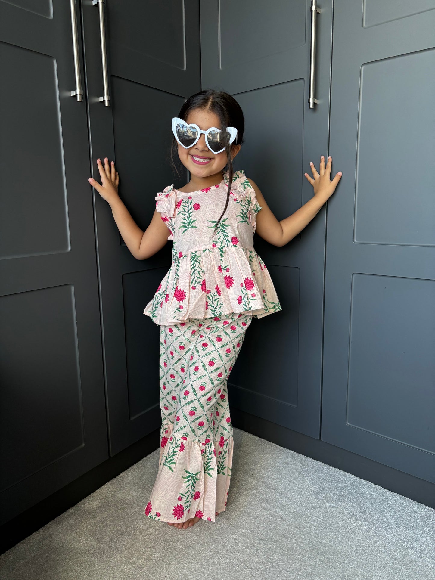 Pink Frilly Co-Ord