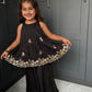 Black Palazzo Suit