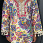 Paisley Mirror Work Kurta Salwar Set for Girls