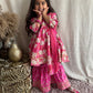 Summer Collection Pink Sharara Suit
