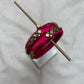 Rani Pink Embellished Bangle