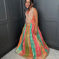 Mendhi Magic Lengha Set