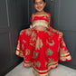 Red Lengha | Girls Navratri Garba Outfit | Indian Kidswear