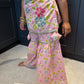 Pink Garden Party Sharara Suit