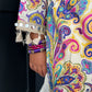 Paisley Mirror Work Kurta Salwar Set for Girls