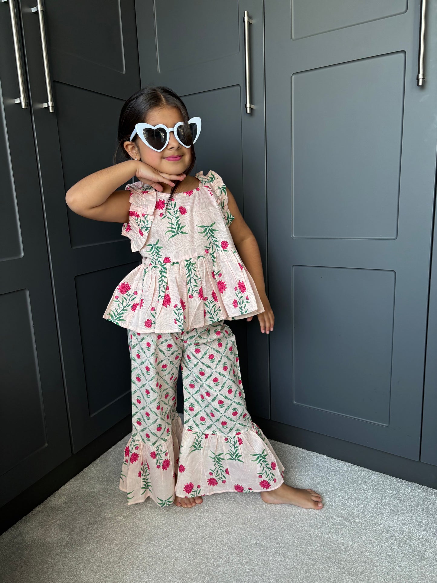 Pink Frilly Co-Ord