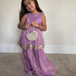 Lilac Palazzo Suit