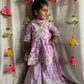 Pink Mirror Gharara Suit