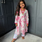 Mini Mama Enchanted Bloom Anarkali Set