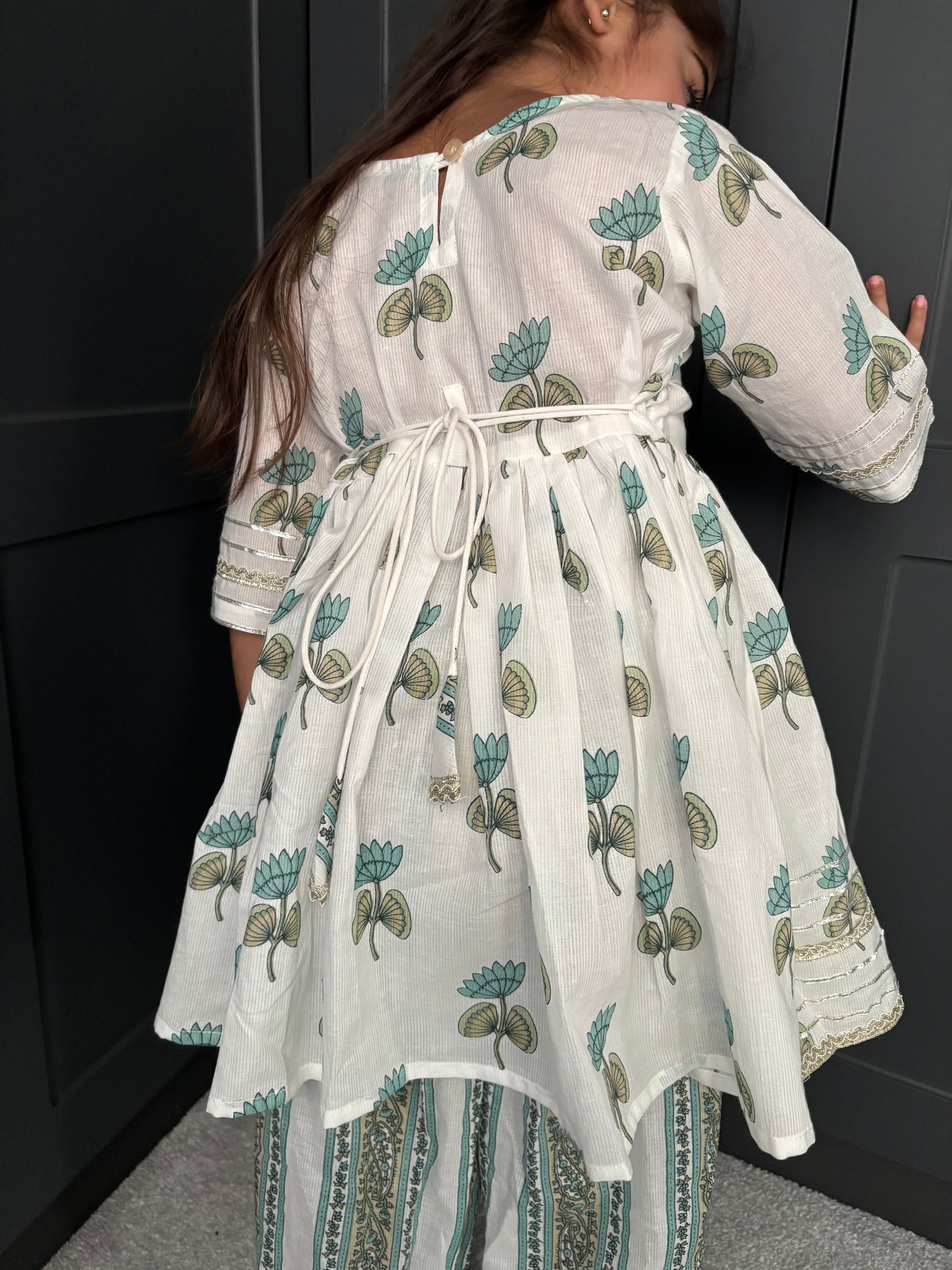 Sage Green Frock Suit