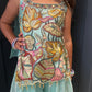 Girls Aqua Blue Embroidered Palazzo Suit | Floral Festive Ethnic Wear