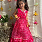 Pink Bhandani Print Lehenga Set