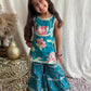 Summer Collection Blue Sharara Suit