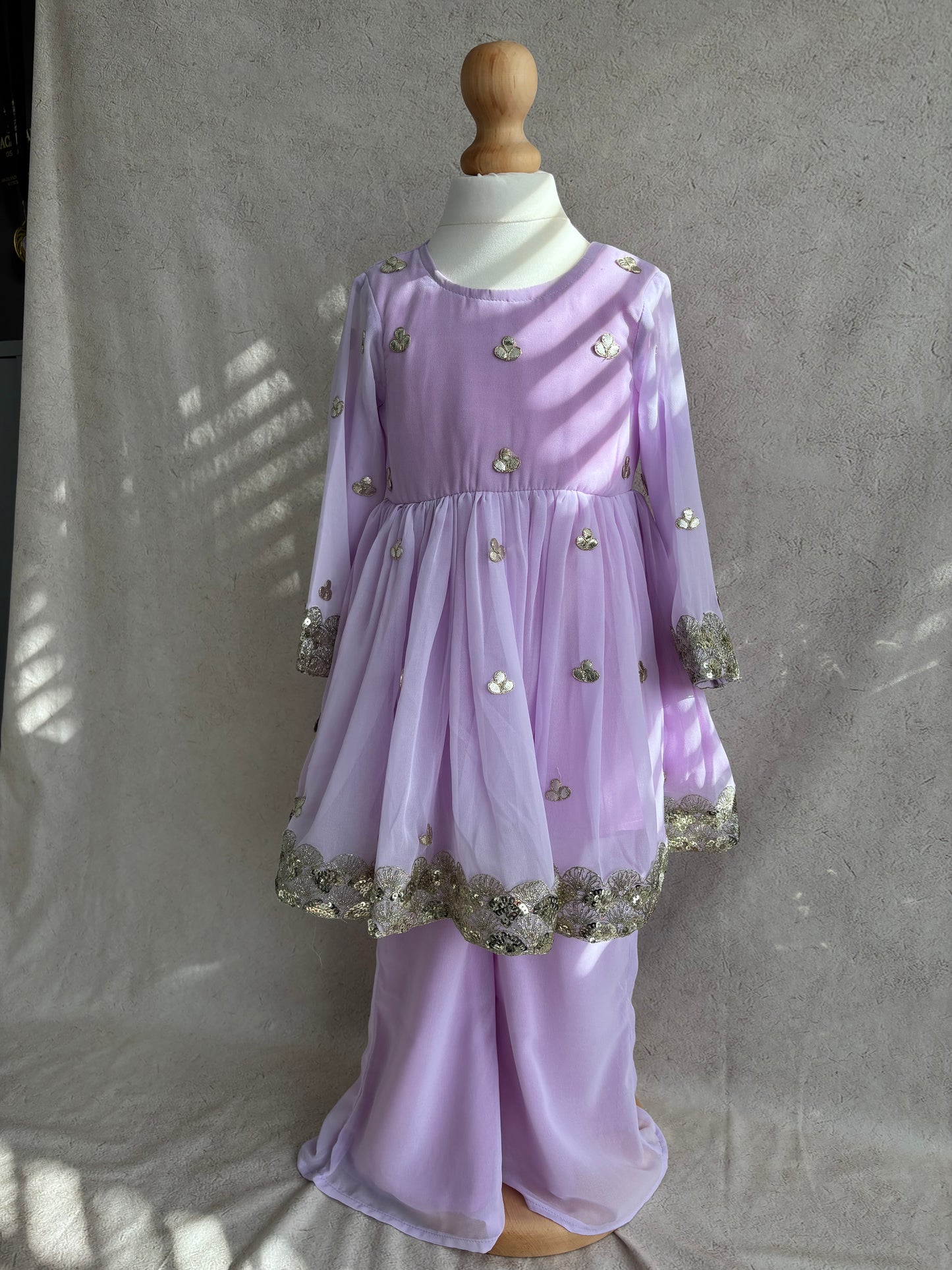 Lilac Palazzo Suit